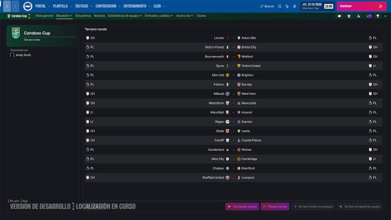 Captura de Football Manager 27