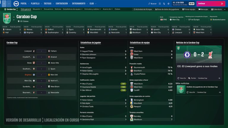 Captura de Football Manager 27