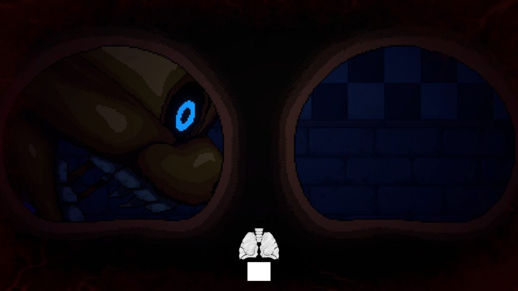 Into the Pit: escondido mientras pasa un animatrónico