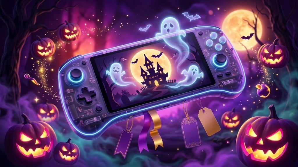 Ilustración generada con IA: 10 juegos de miedo para portátil: OMORI, Phasmophobia y sus ofertas de Halloween