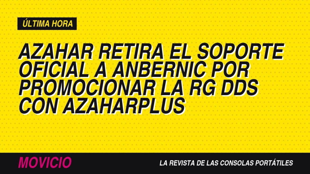 Azahar retira el soporte oficial a Anbernic por promocionar la RG DDS con AzaharPlus