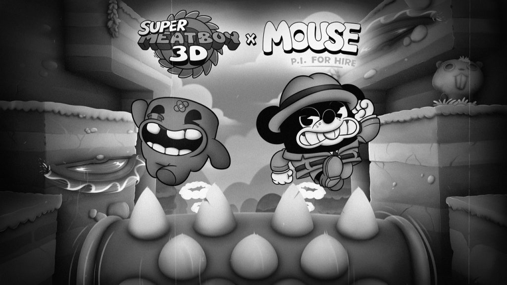Tráiler: Super Meat Boy 3D x MOUSE: P.I. For Hire | Character Collab Trailer