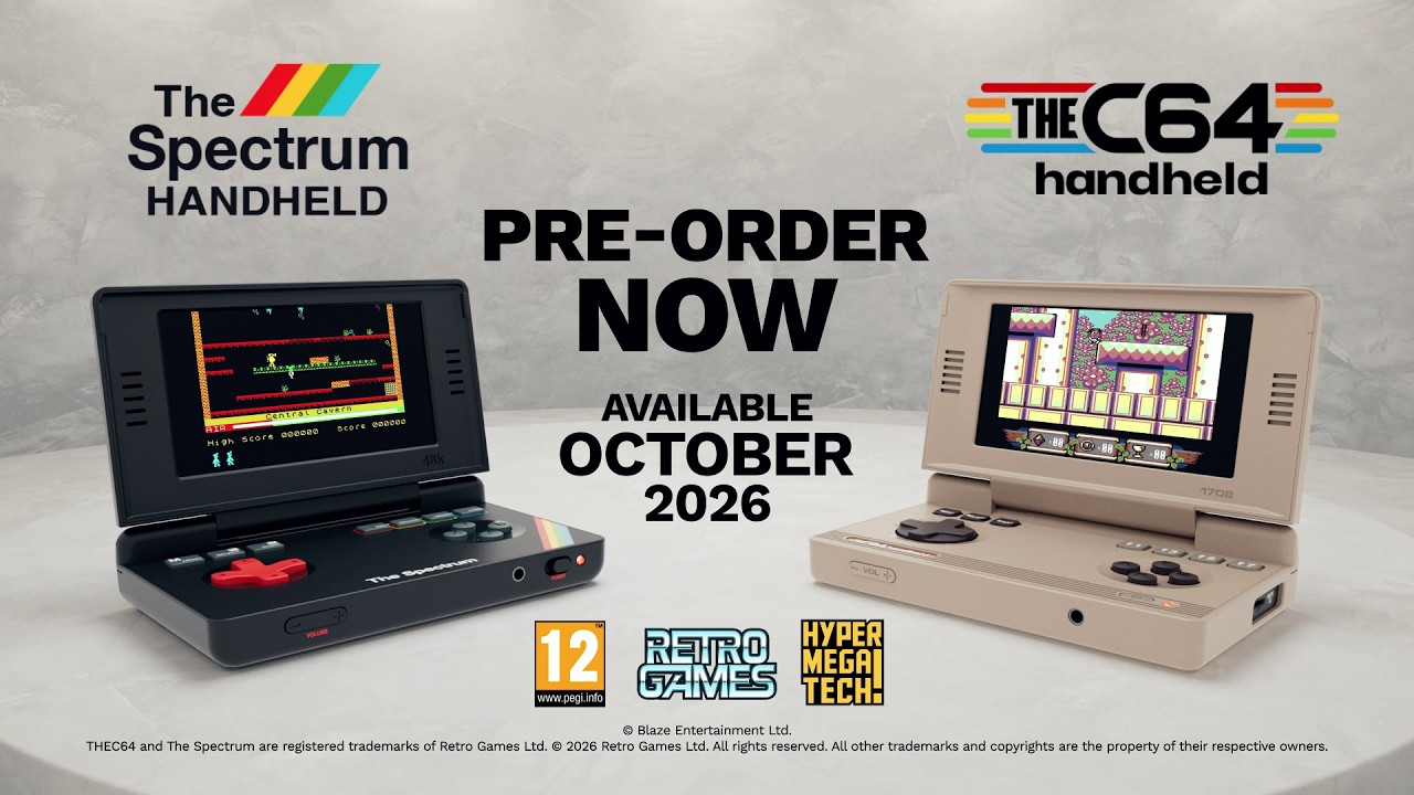 Tráiler: Trailer - THEC64 Handheld and The Spectrum Handheld - HyperMegaTech!
